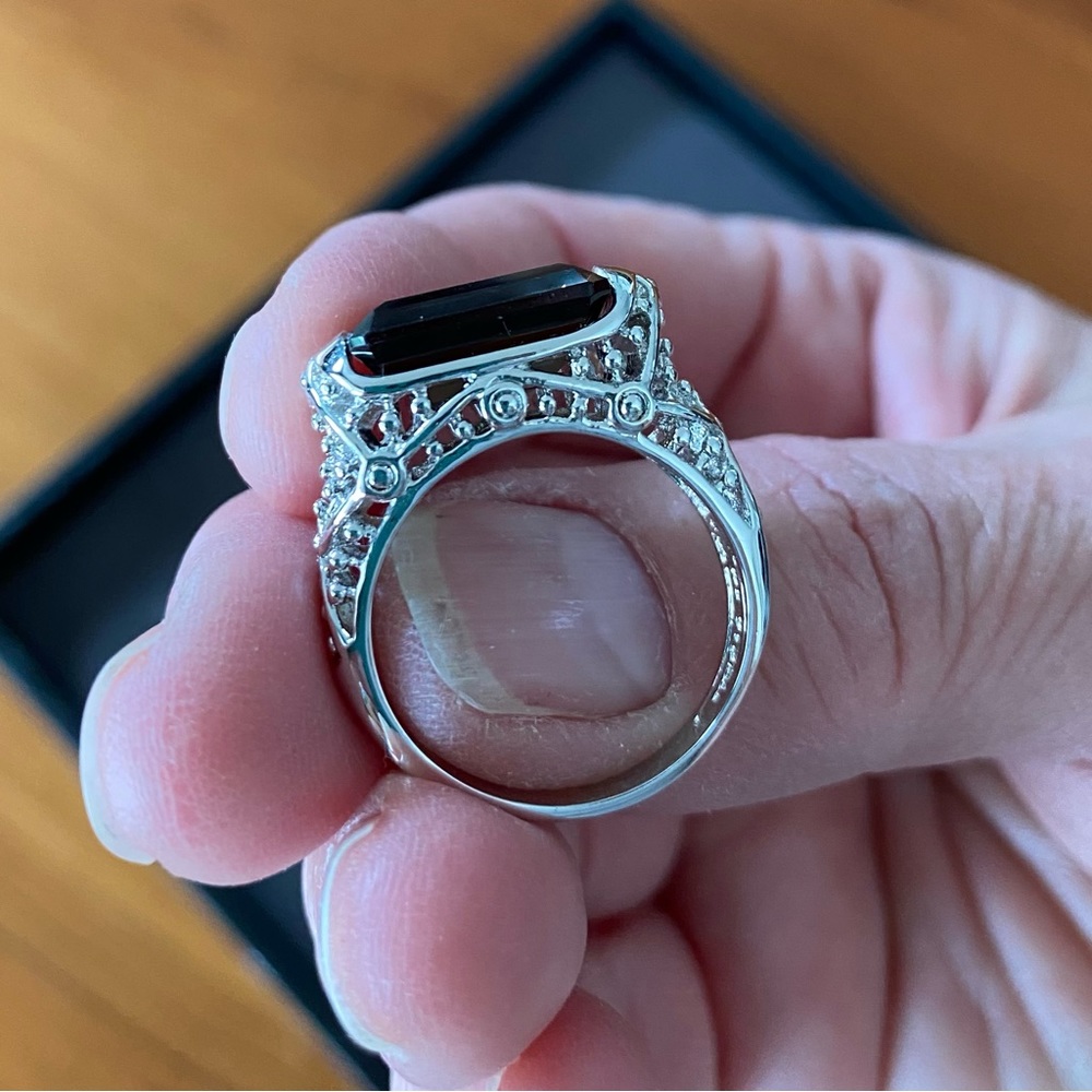 Smokey Quartz Ring, Size 9